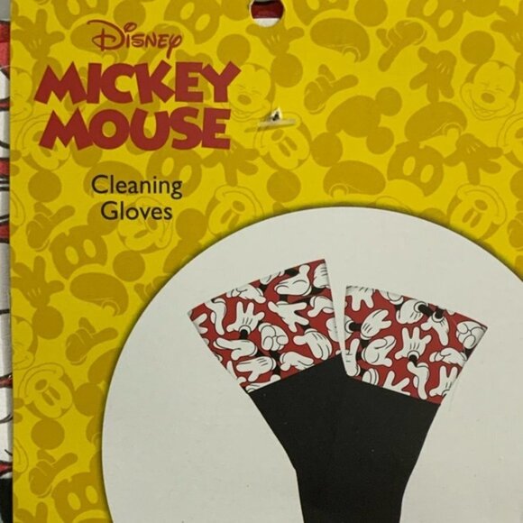 Mickey Mouse Disney Cleaning Multi Purpose Gloves Reusable Black Multi C… - Picture 10 of 16